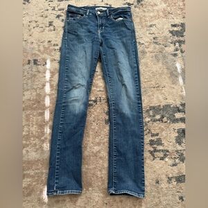 Levi Strauss Classic Mid Rise Skinny Blue Jeans Size 8